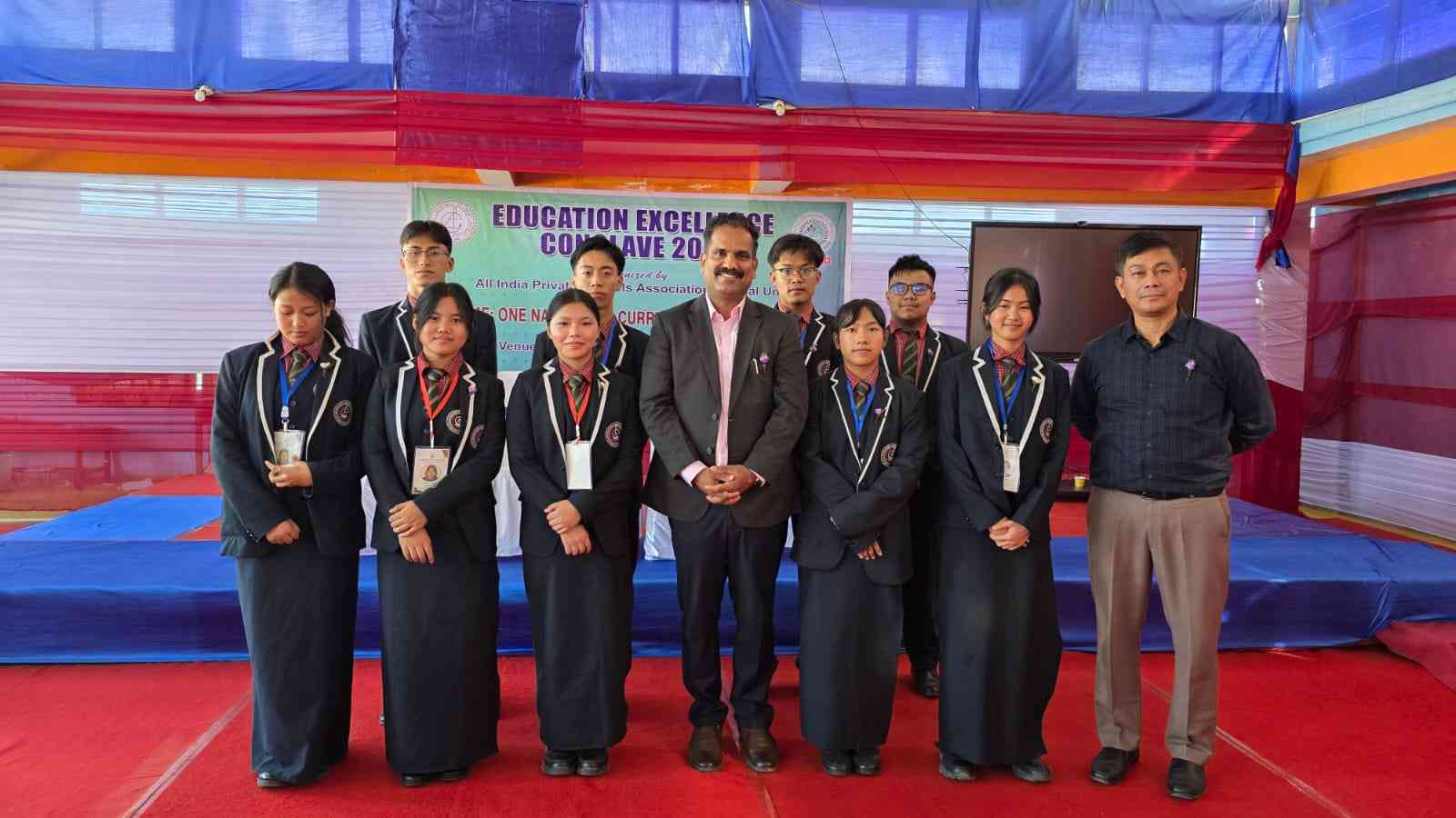 AIPSA Director interacting the students of Alpha BCI  Imphal